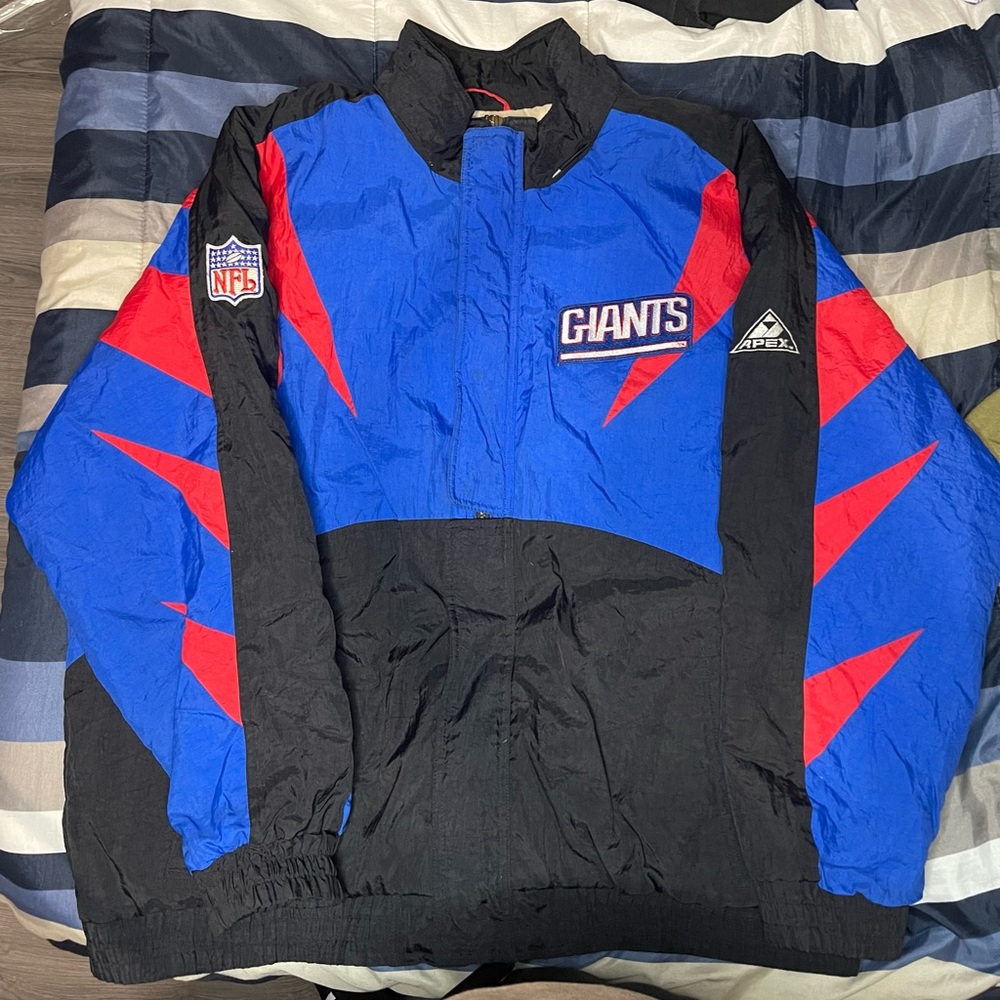 New York Giants Vintage Apex One Pro Line Jacket size XL